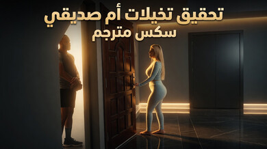 أم صديقي الساخنة تُغوي الشاب وتحصل على قذف داخلي